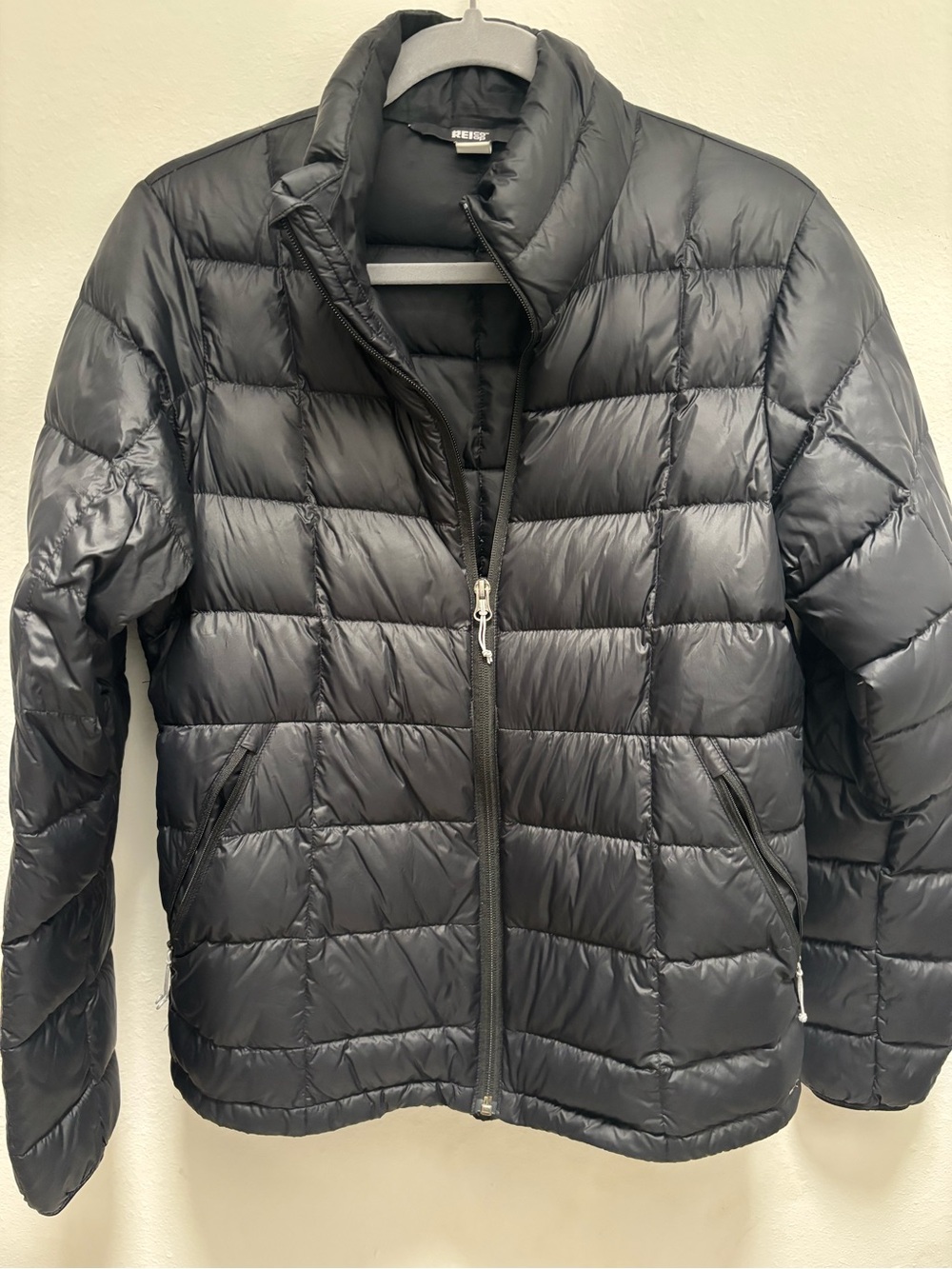 REI Black Quilted Packable Puffer Jacket